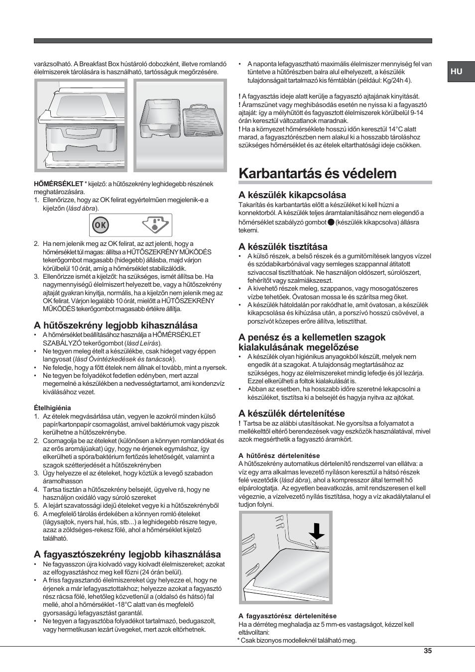 Hotpoint Ariston Double porte NMTM 1921 VWB-HA User Manual | Page 35 / 44