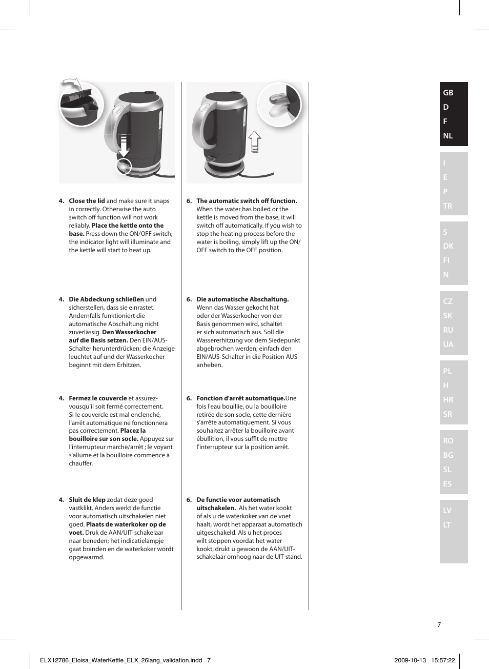 Electrolux EEWA3100 User Manual | Page 7 / 60