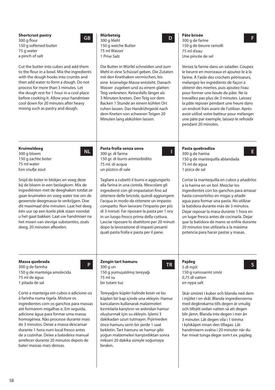 Electrolux EHM4400 User Manual | Page 58 / 64