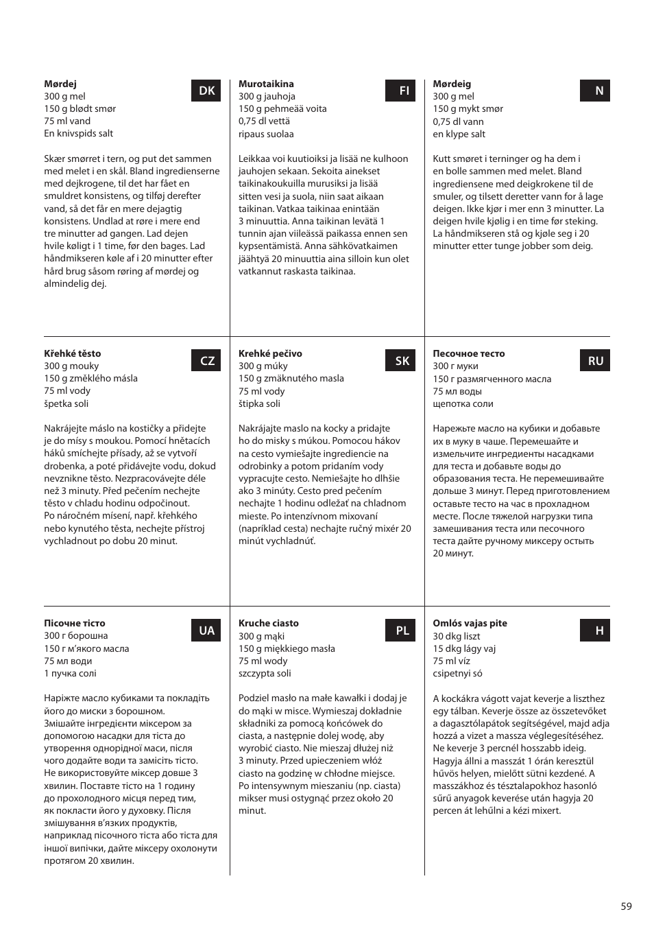 Electrolux EHM4400 User Manual | Page 59 / 64