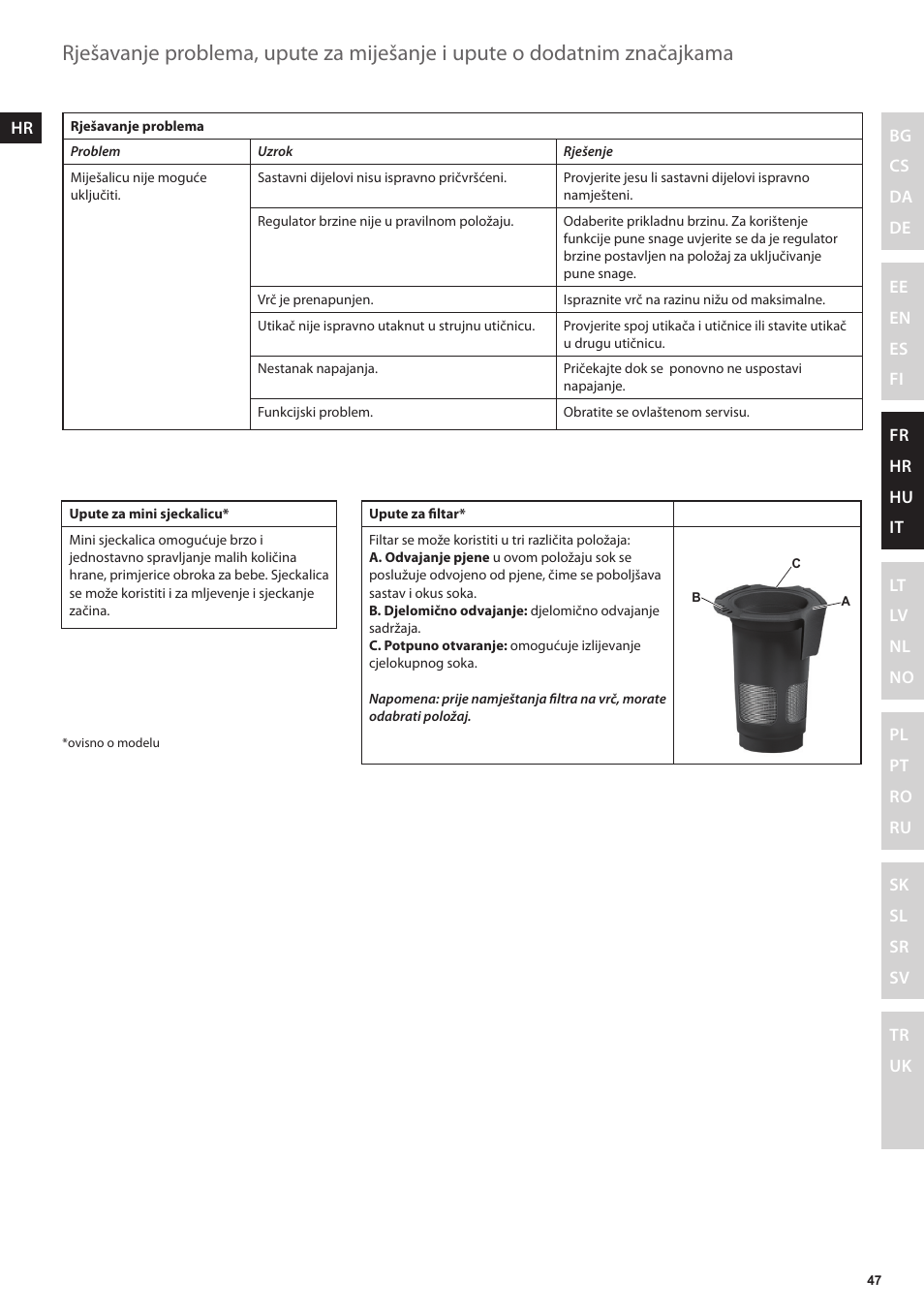 Electrolux ESB3400 User Manual | Page 47 / 112