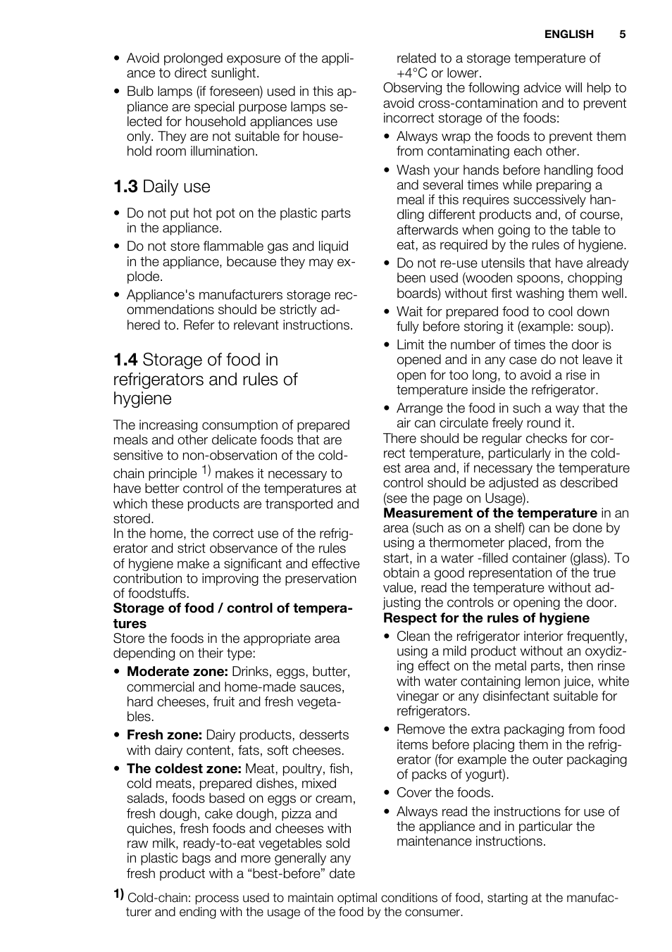 3 daily use | Electrolux ERN3313AOW User Manual | Page 5 / 24