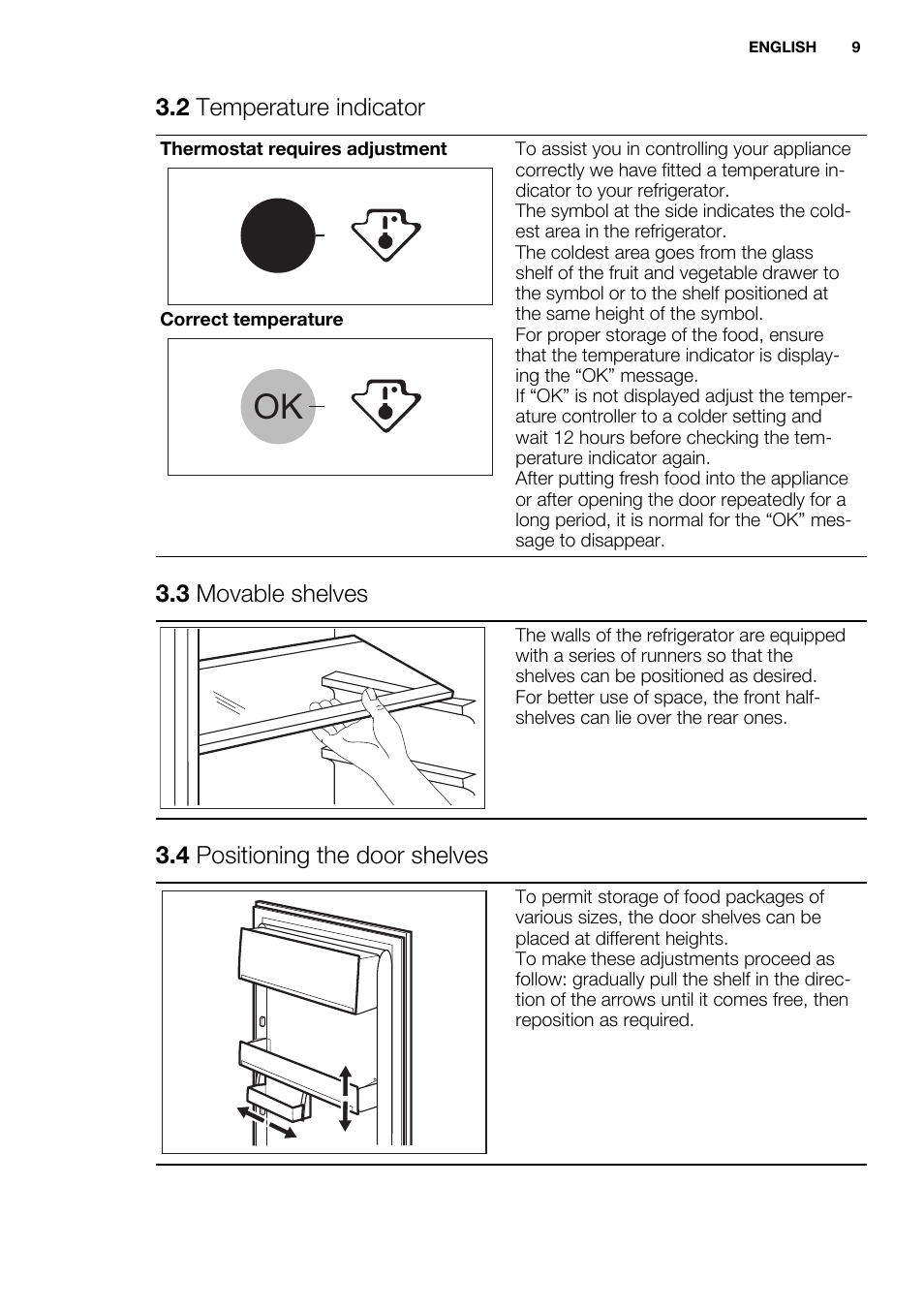 Electrolux ERN3313AOW User Manual | Page 9 / 24