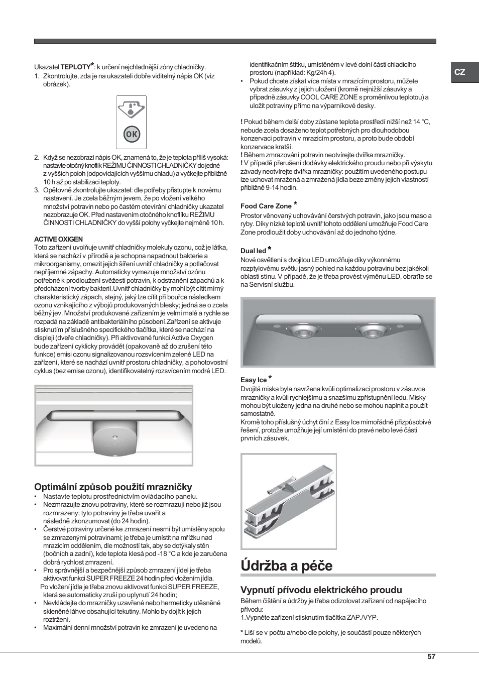 Hotpoint Ariston Combiné EBYH 18213 F O3 User Manual | Page 57 / 64