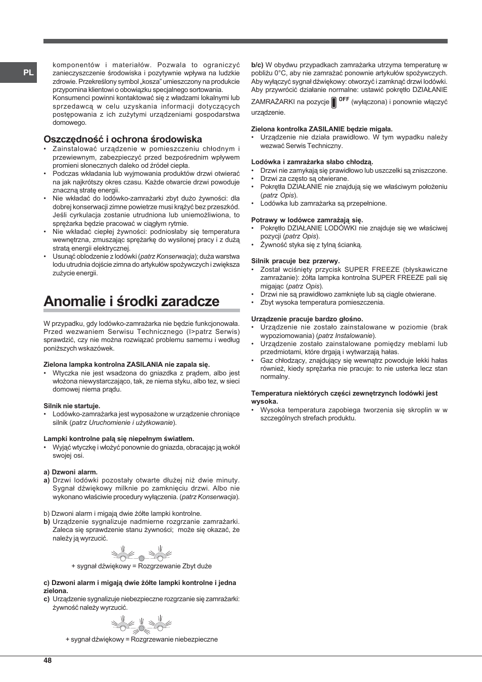 Hotpoint Ariston Combiné EBLH 18223 F O3 User Manual | Page 48 / 52