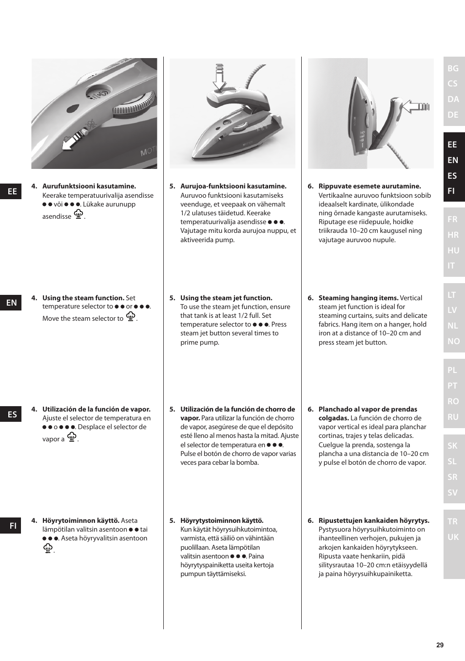 Electrolux EDBT800 User Manual | Page 29 / 108