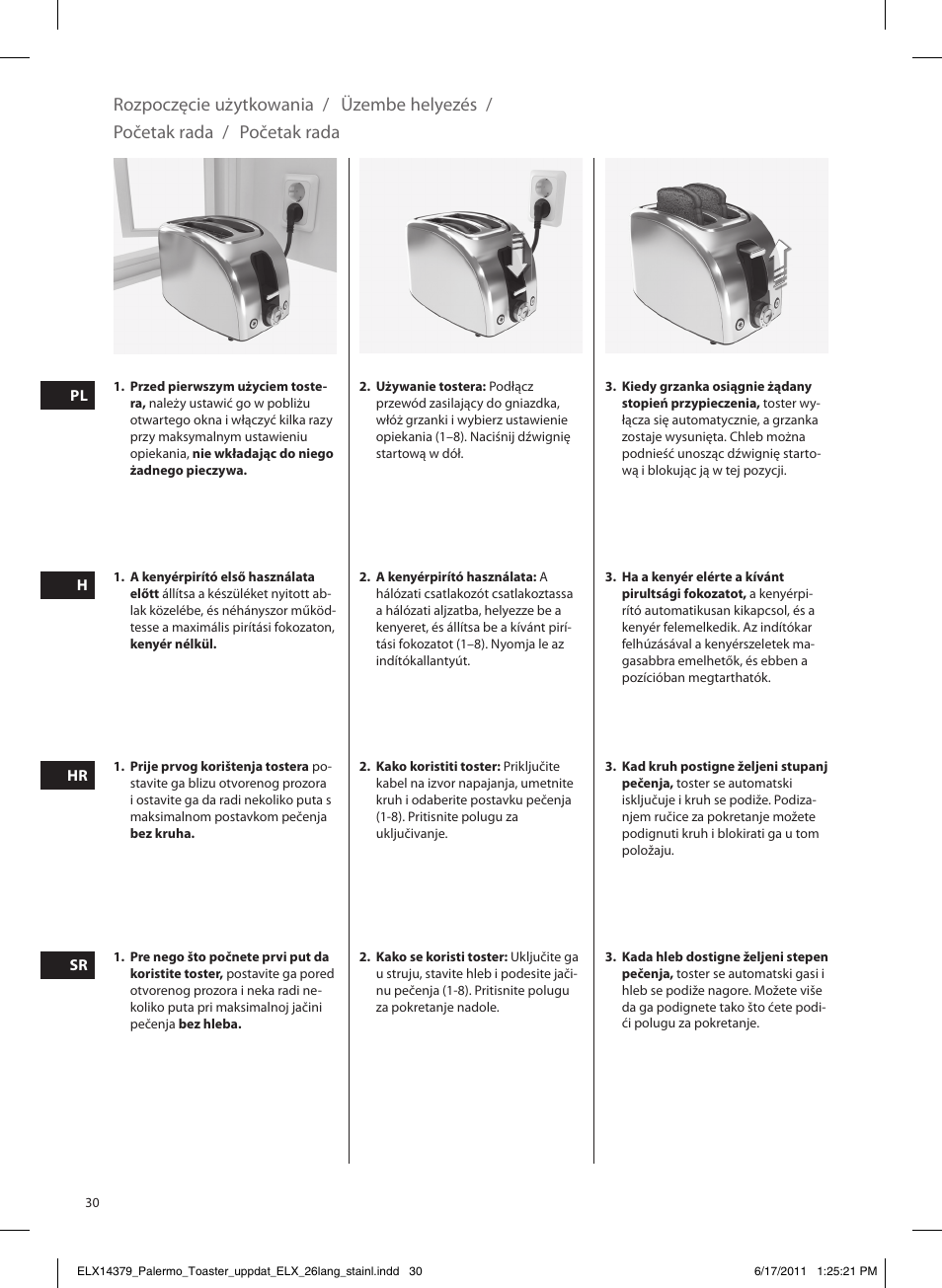 Electrolux EAT7100R User Manual | Page 30 / 48