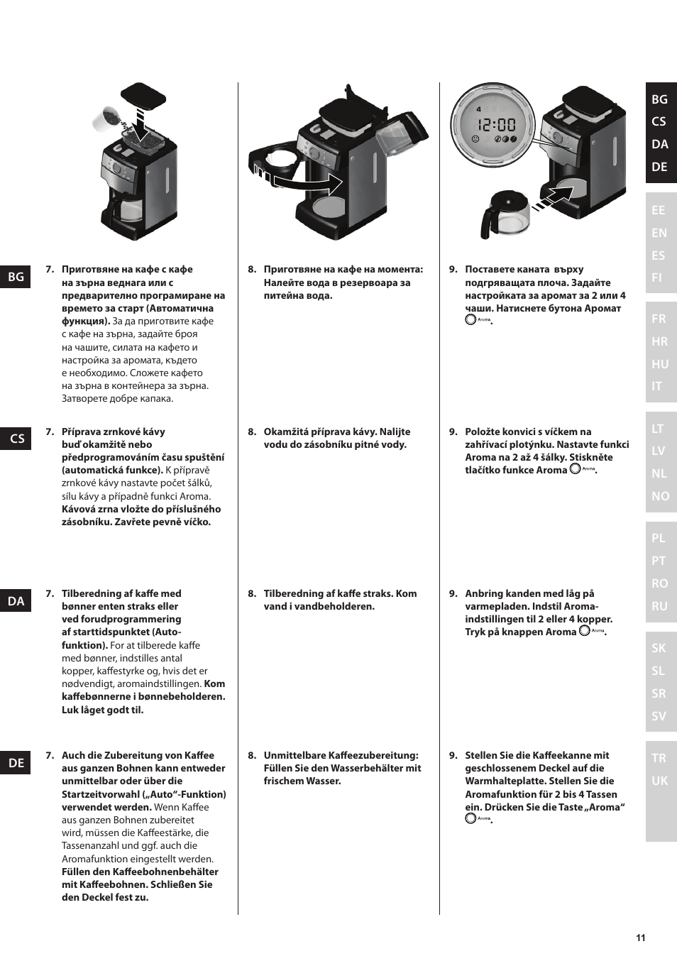 Electrolux EKAM300 User Manual | Page 11 / 154