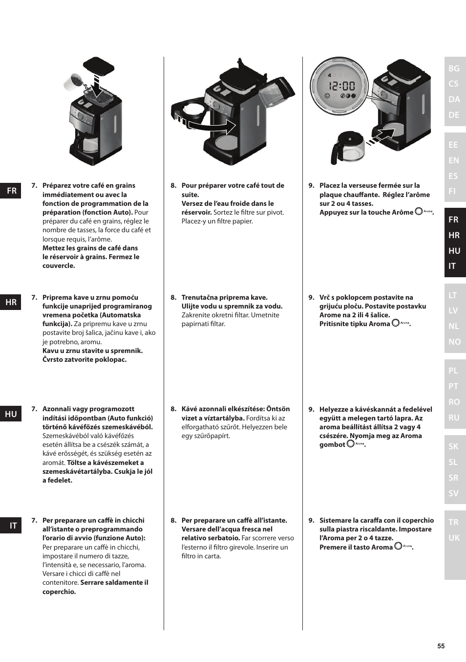 Electrolux EKAM300 User Manual | Page 55 / 154