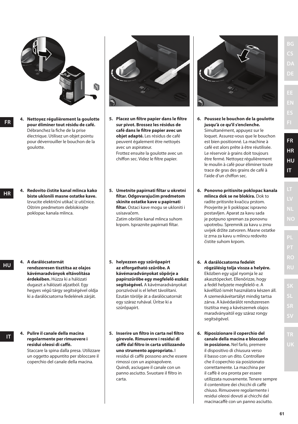 Electrolux EKAM300 User Manual | Page 61 / 154