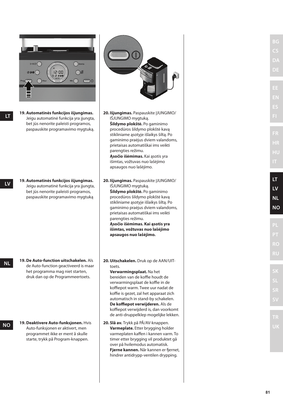 Electrolux EKAM300 User Manual | Page 81 / 154