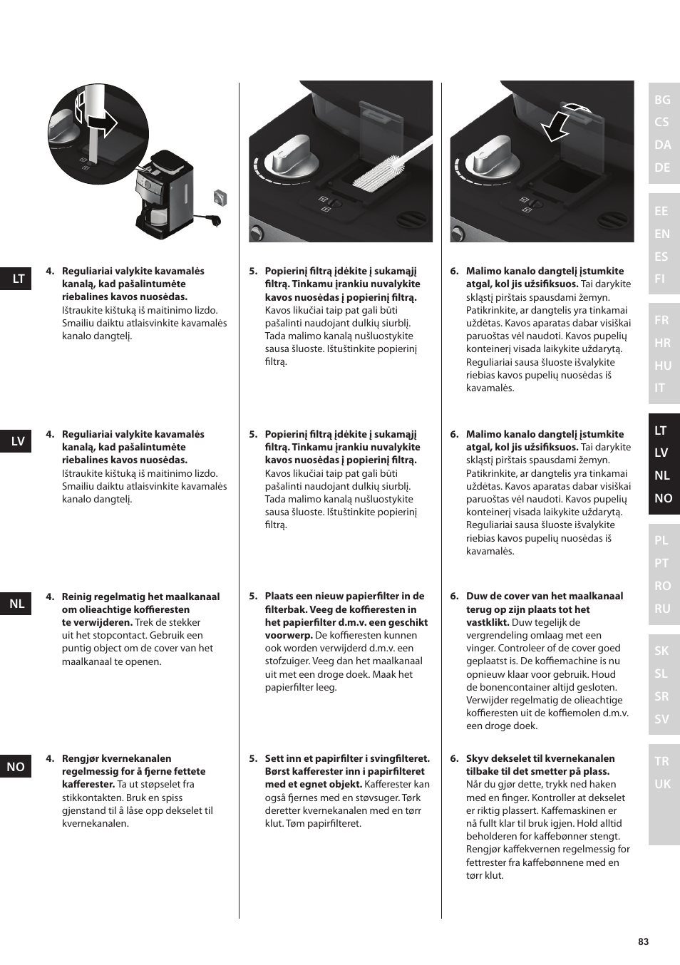 Electrolux EKAM300 User Manual | Page 83 / 154