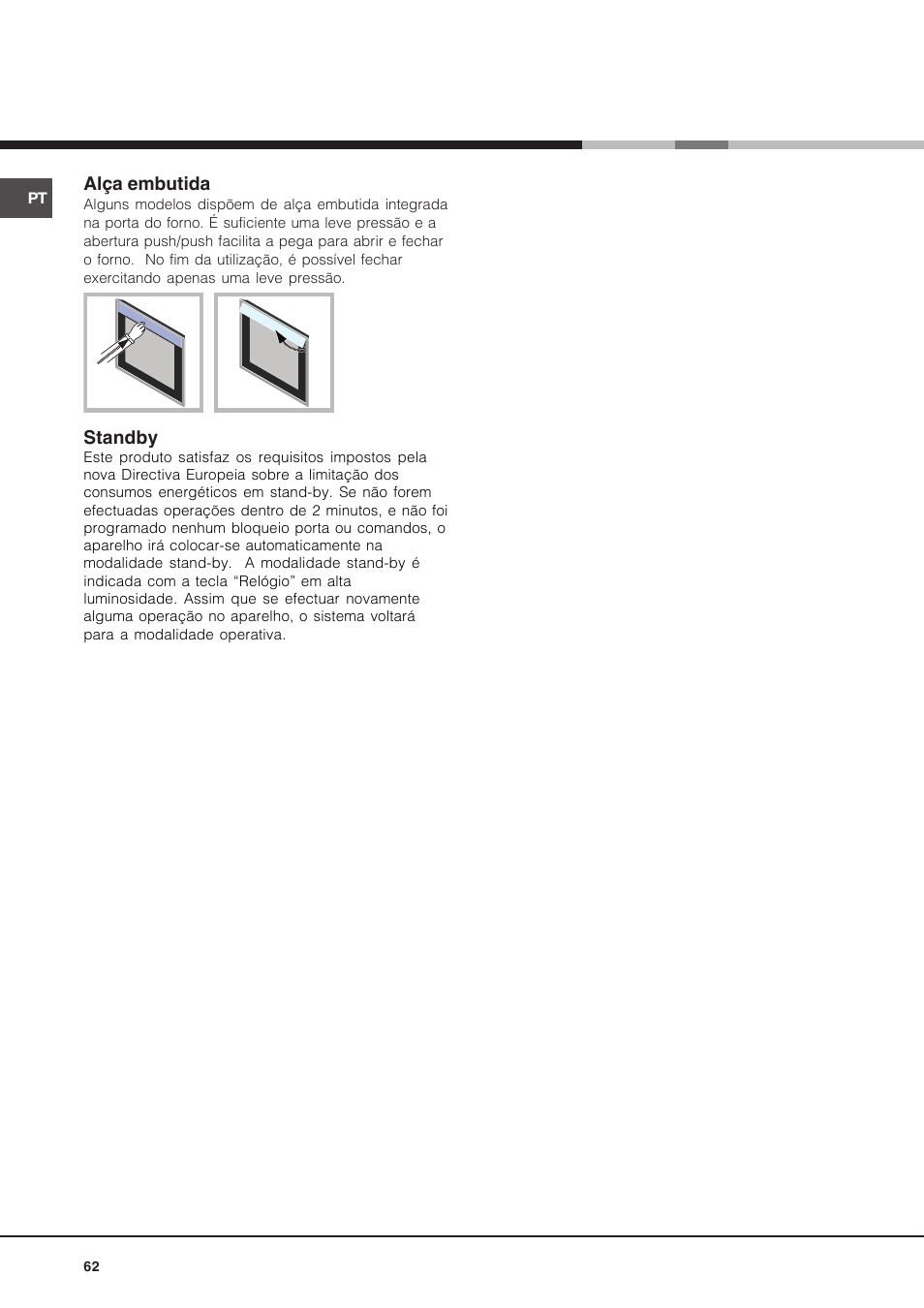 Hotpoint Ariston Luce FK 89 P X-HA User Manual | Page 62 / 72