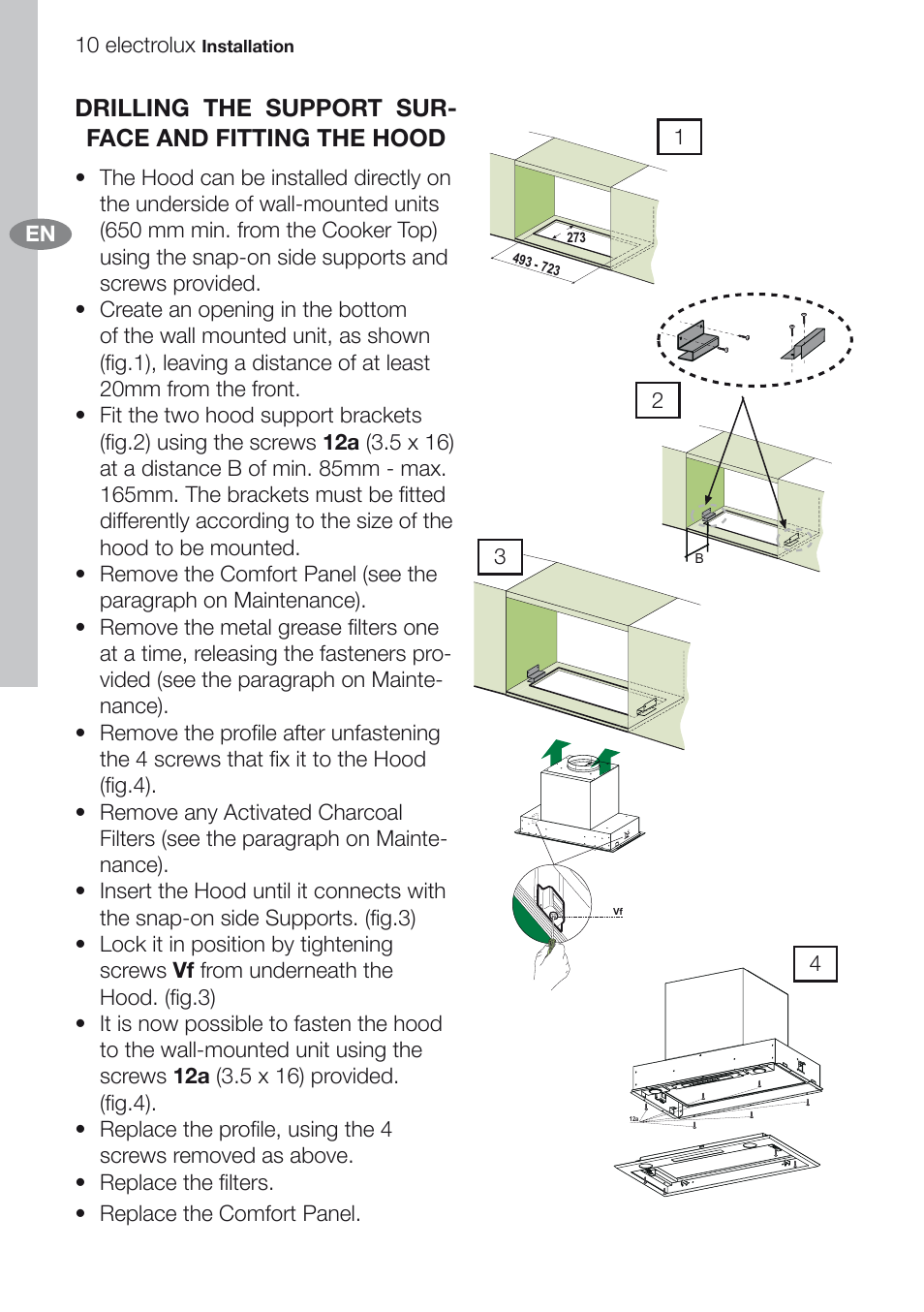 Electrolux EFG60750X User Manual | Page 10 / 62