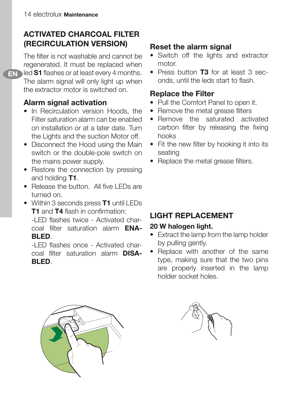 Electrolux EFG60750X User Manual | Page 14 / 62