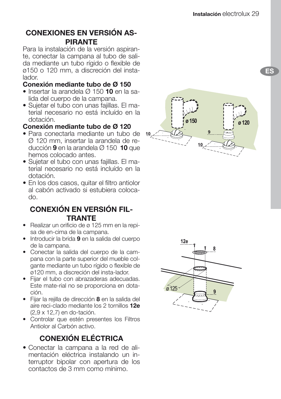 Electrolux EFG60750X User Manual | Page 29 / 62