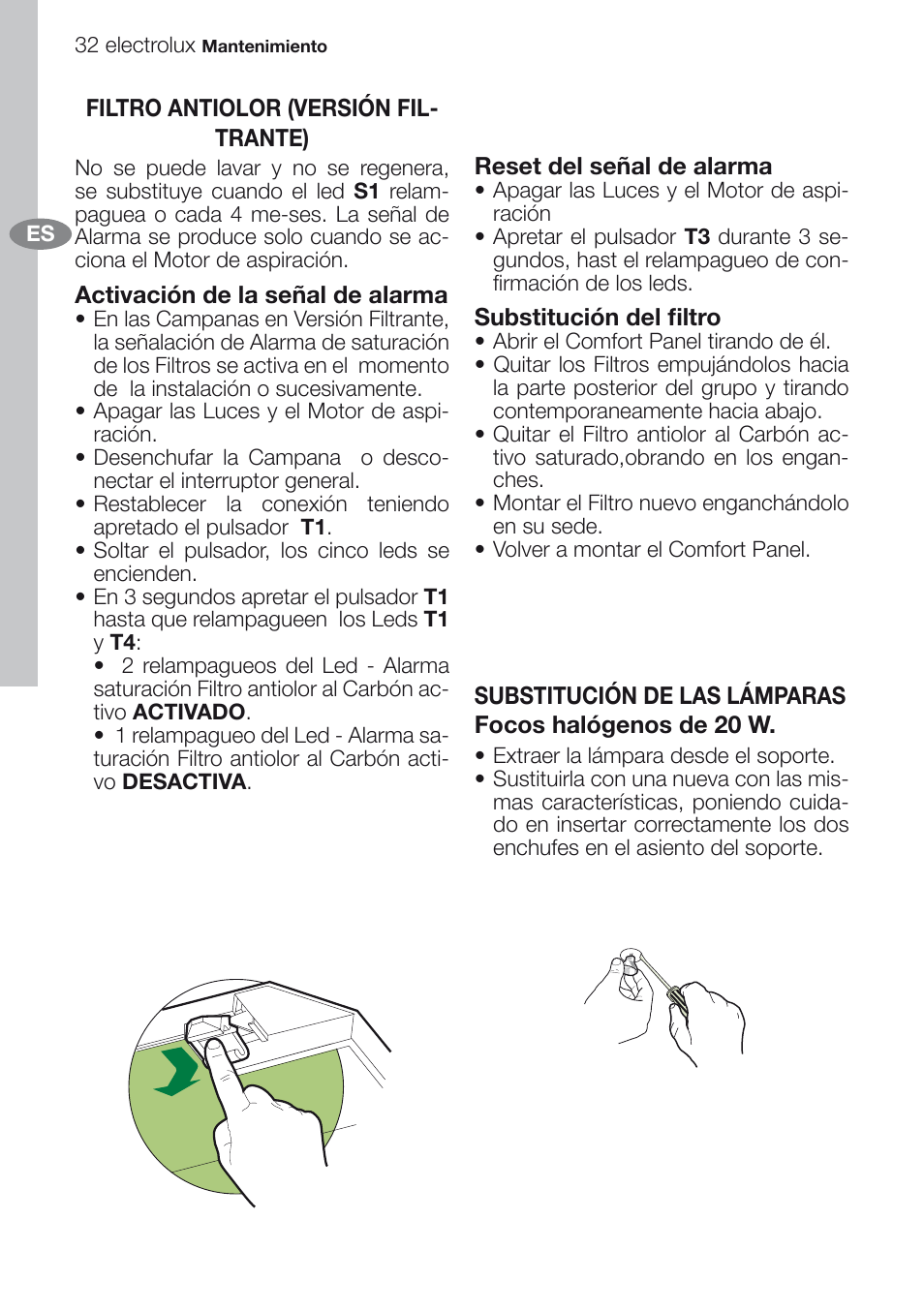 Electrolux EFG60750X User Manual | Page 32 / 62