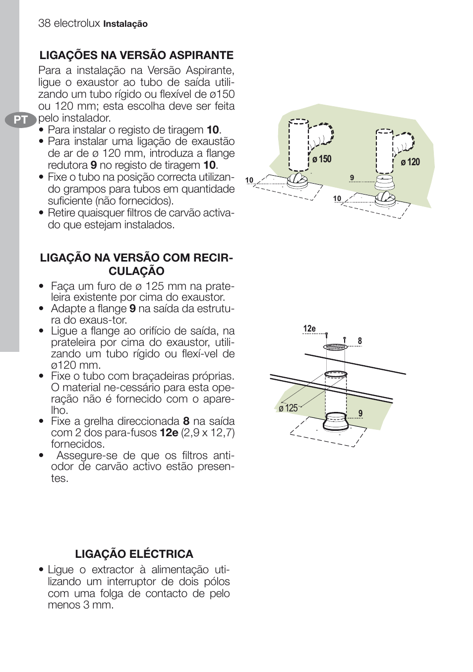 Electrolux EFG60750X User Manual | Page 38 / 62