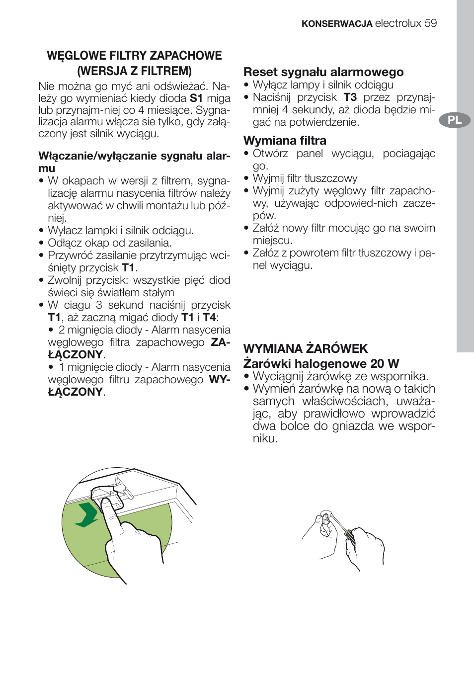 Electrolux EFG60750X User Manual | Page 59 / 62