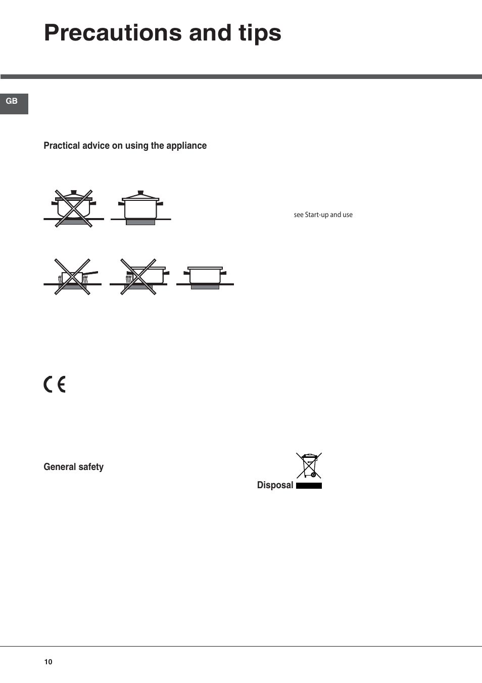 Precautions and tips | Hotpoint Ariston KRM 640 C User Manual | Page 10 / 76