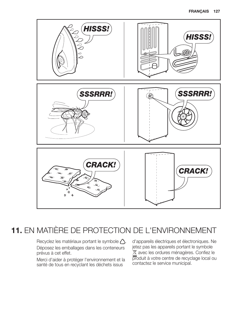 En matière de protection de l'environnement | Electrolux EN2401AOX User Manual | Page 127 / 128