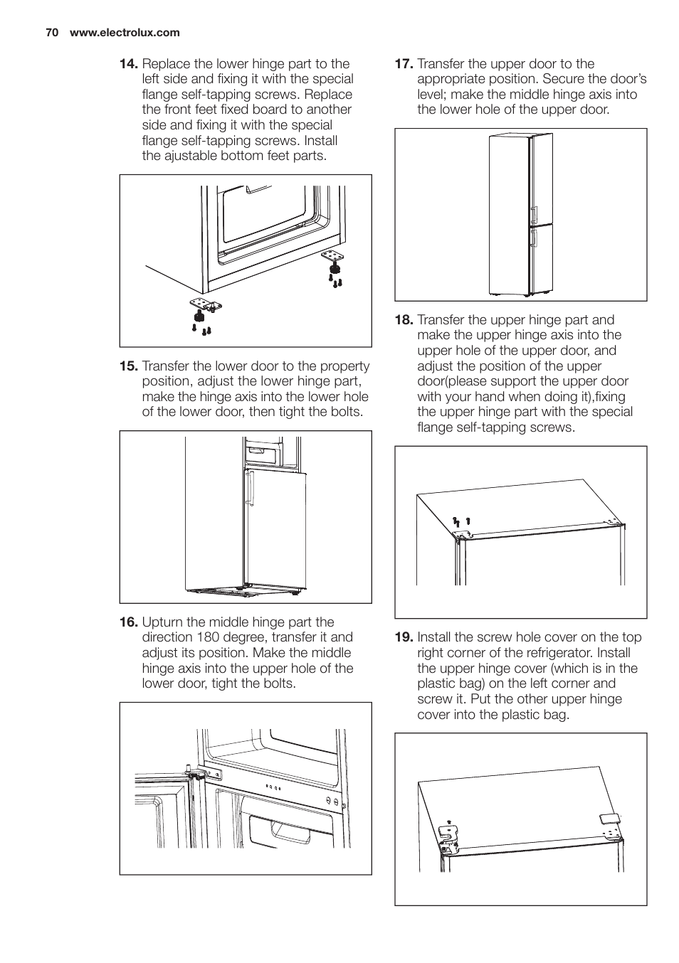 Electrolux EN2401AOX User Manual | Page 70 / 128