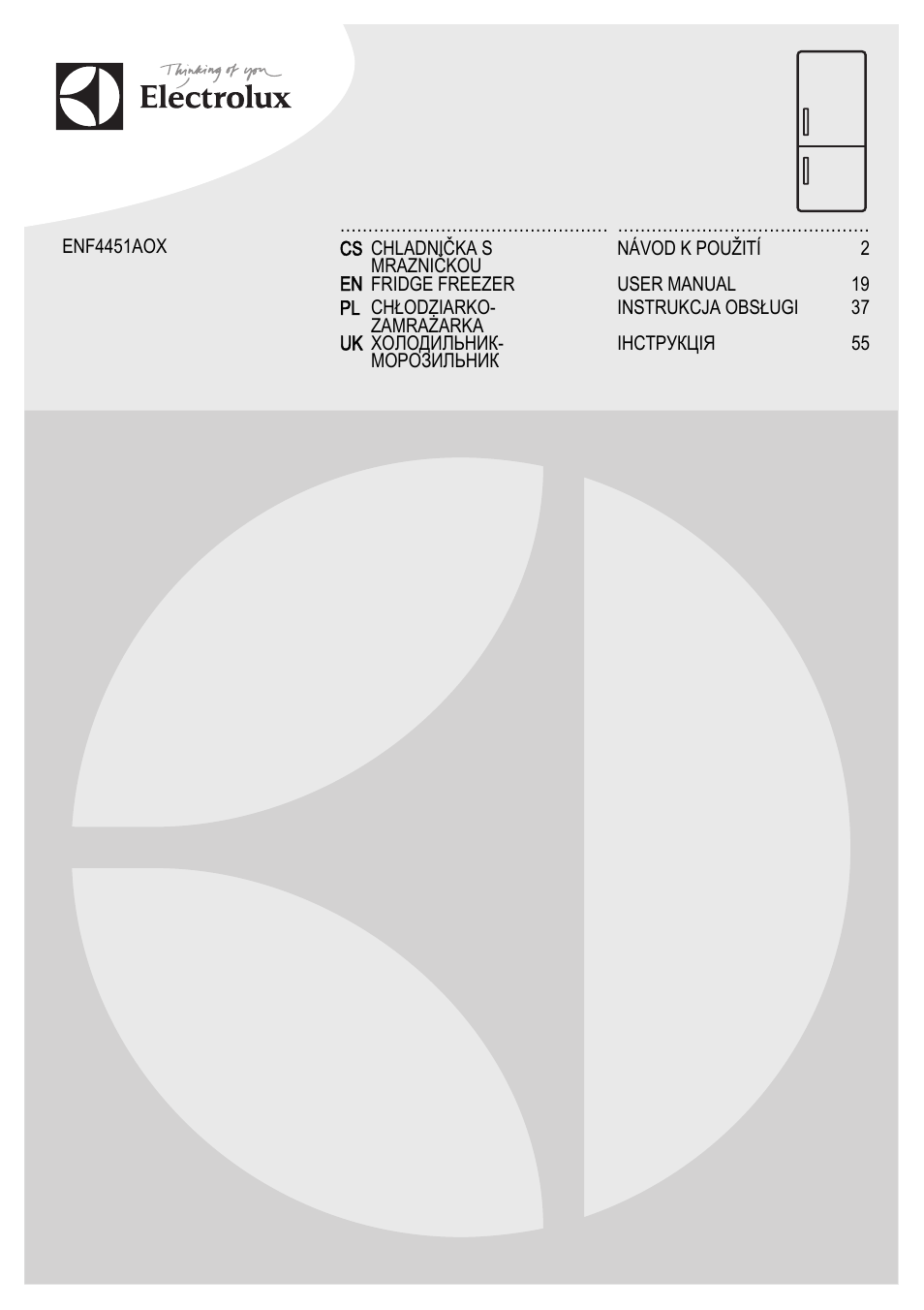 Electrolux ENF4451AOX User Manual | 76 pages