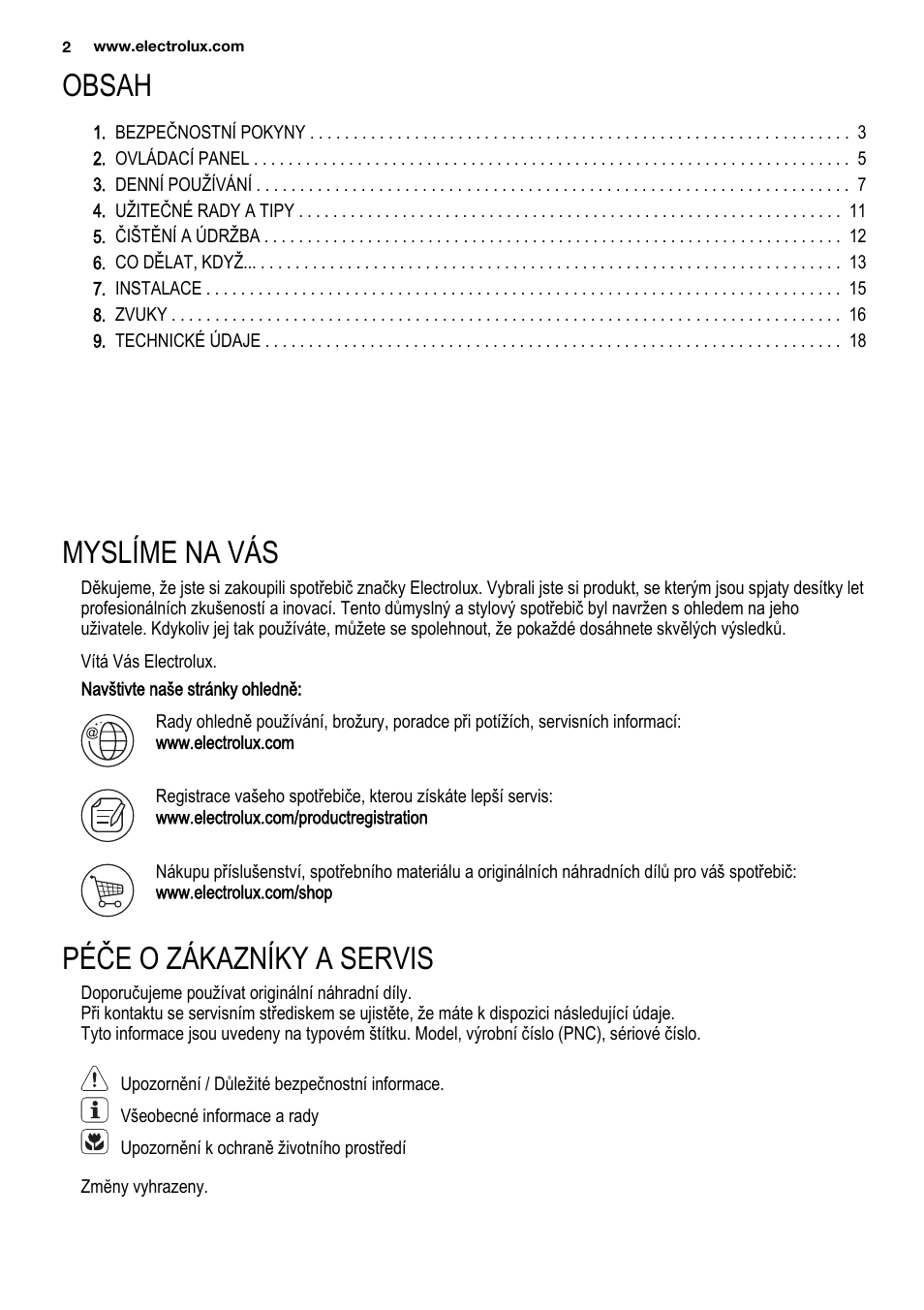 Electrolux ENF4451AOX User Manual | Page 2 / 76