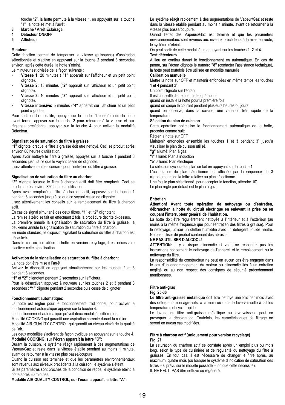 Electrolux EFA90600X User Manual | Page 19 / 84