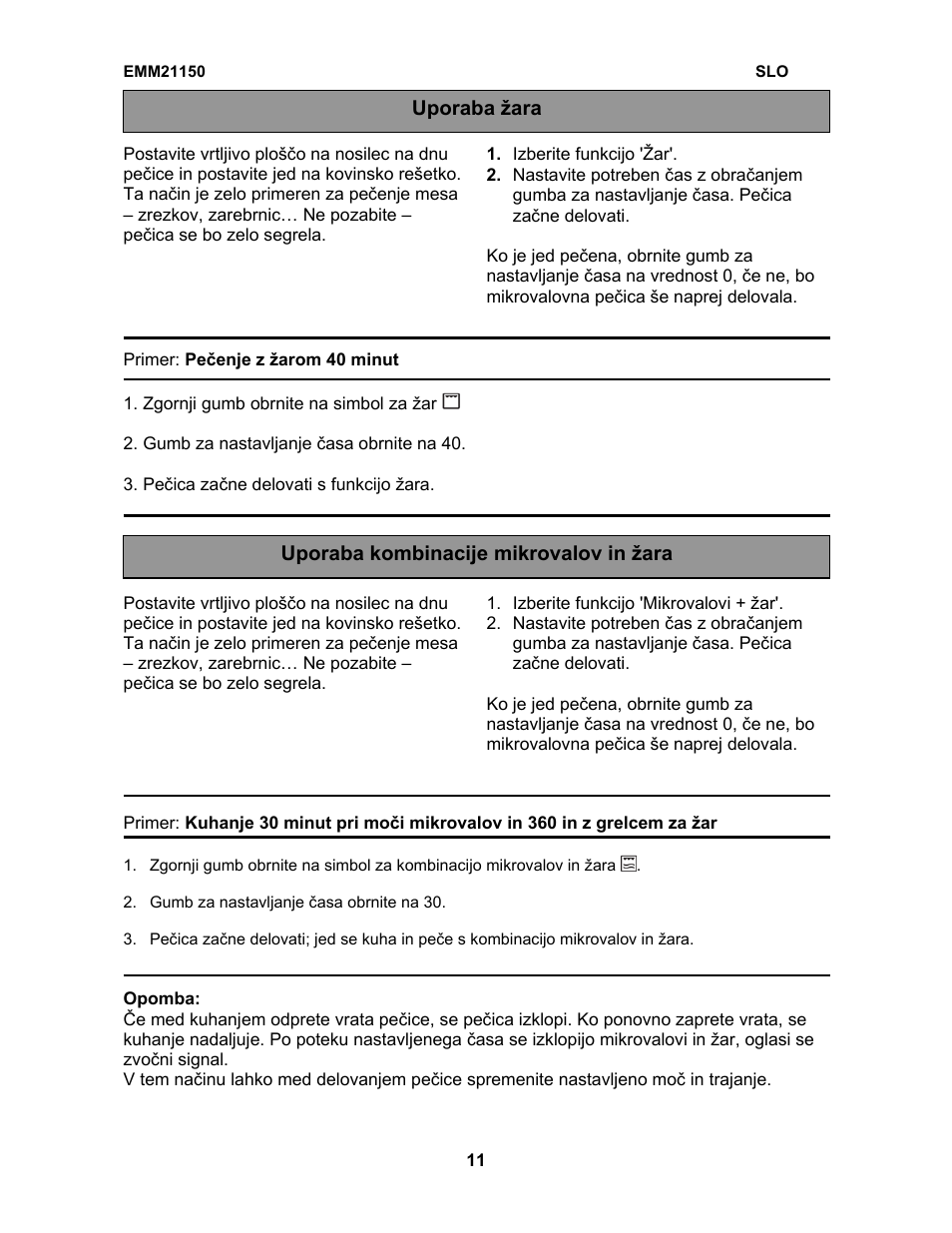 Electrolux EMM21150W User Manual | Page 100 / 180