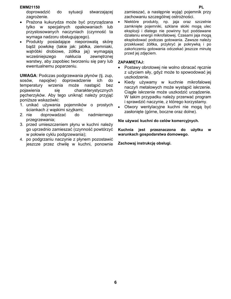 Electrolux EMM21150W User Manual | Page 79 / 180