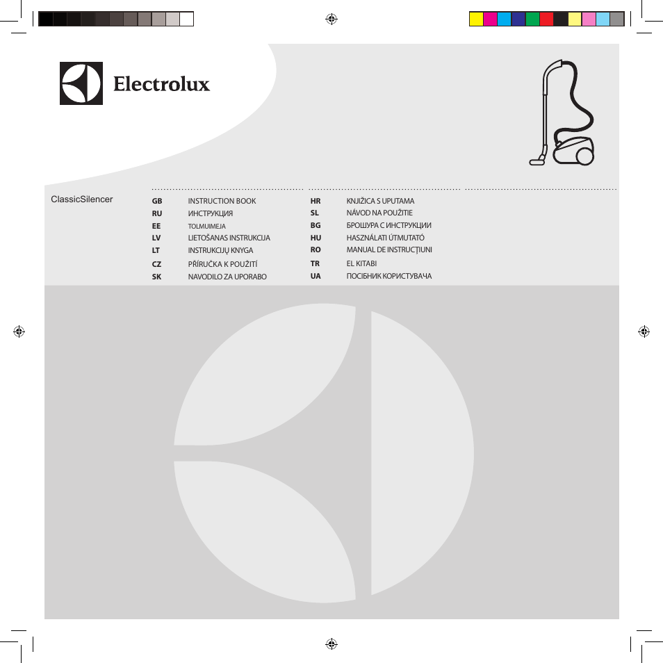 Electrolux ZCS2560C User Manual | 60 pages