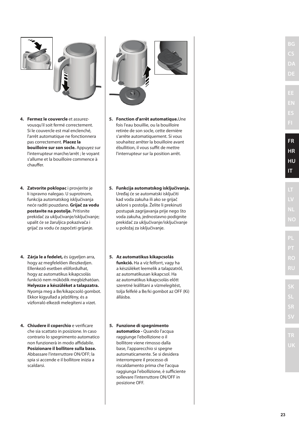 Electrolux EEWA3200 User Manual | Page 23 / 60