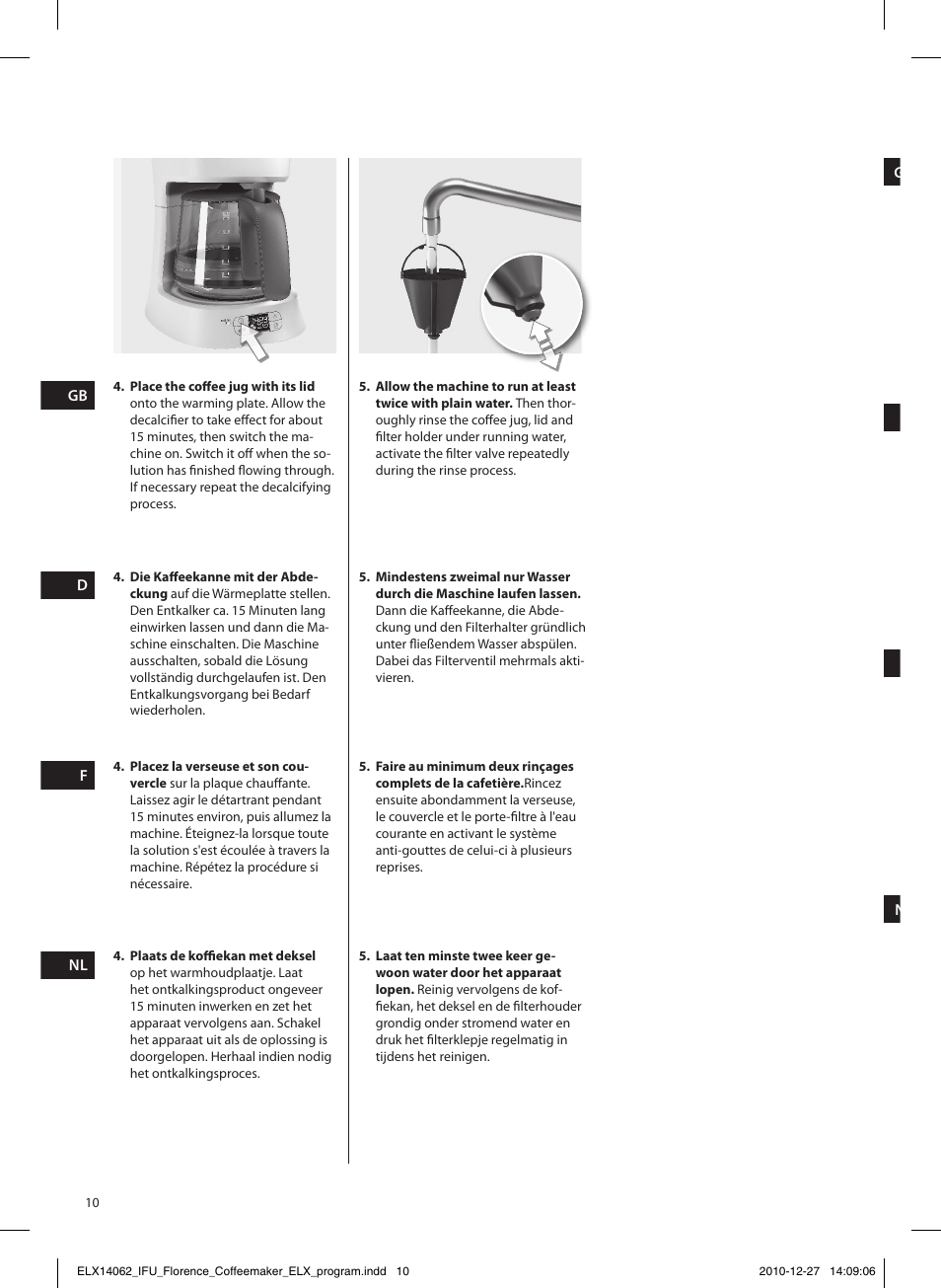 Electrolux EKF5220 User Manual | Page 10 / 72