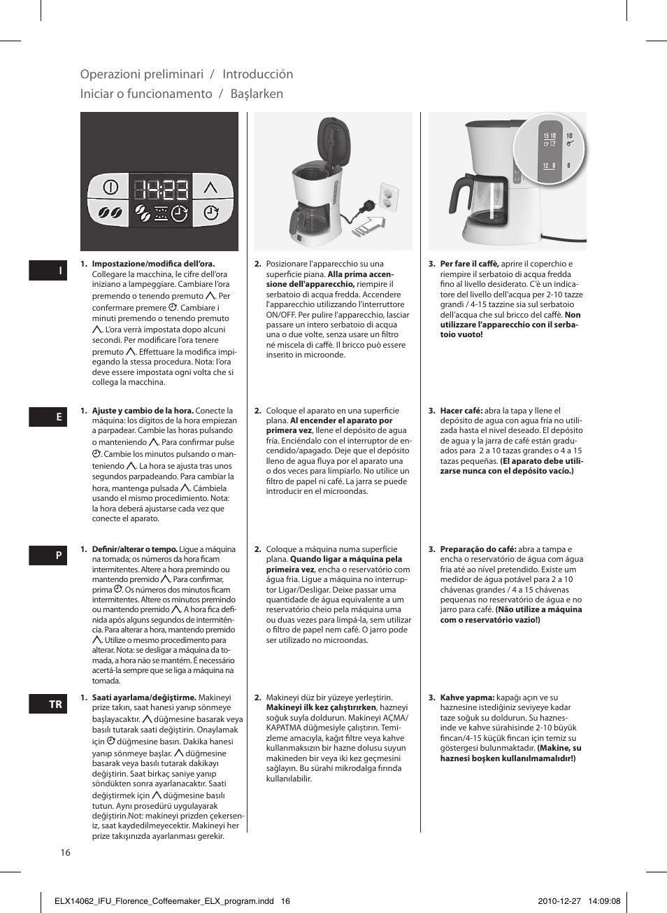 Electrolux EKF5220 User Manual | Page 16 / 72