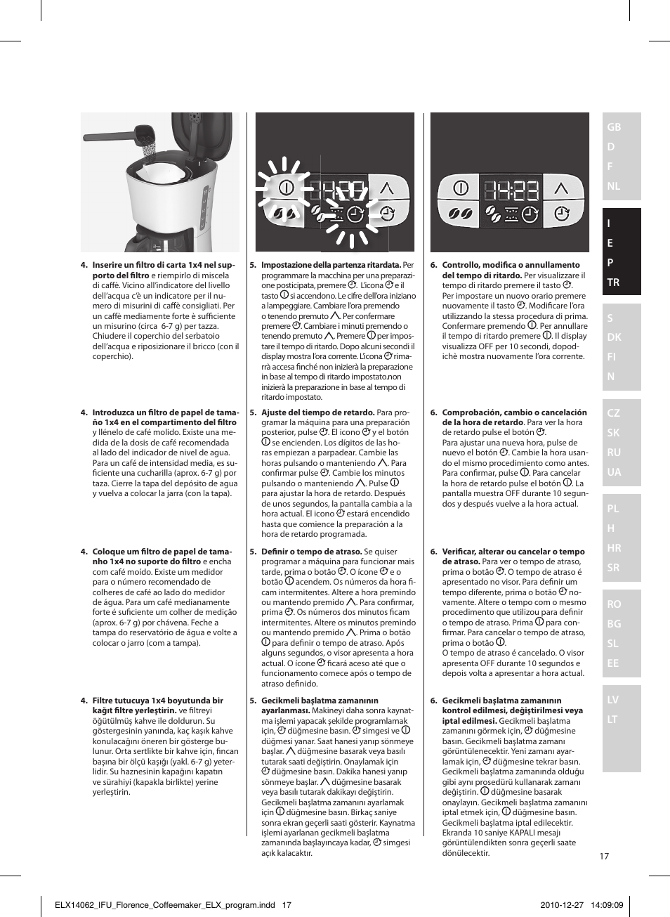 Electrolux EKF5220 User Manual | Page 17 / 72