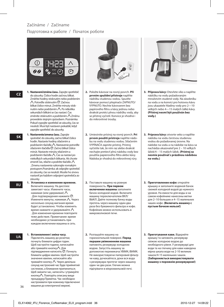 Electrolux EKF5220 User Manual | Page 36 / 72