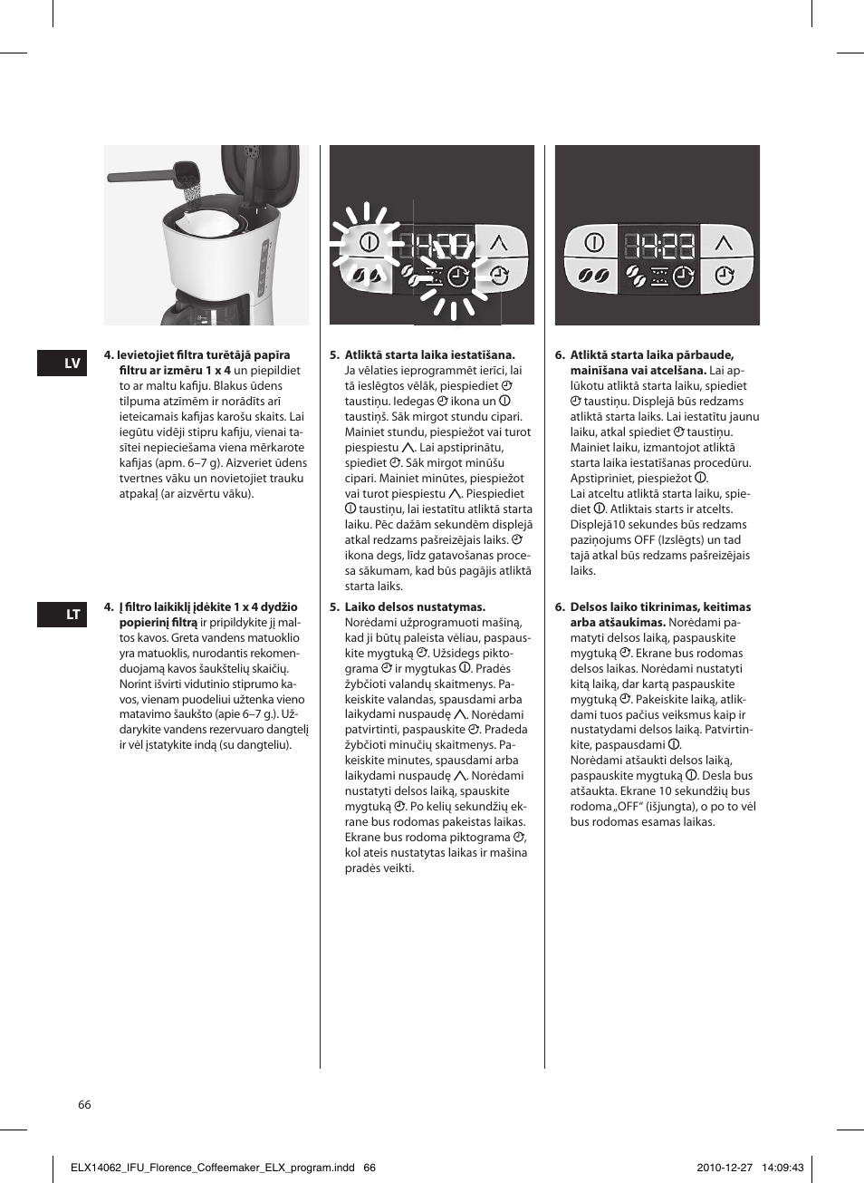 Electrolux EKF5220 User Manual | Page 66 / 72