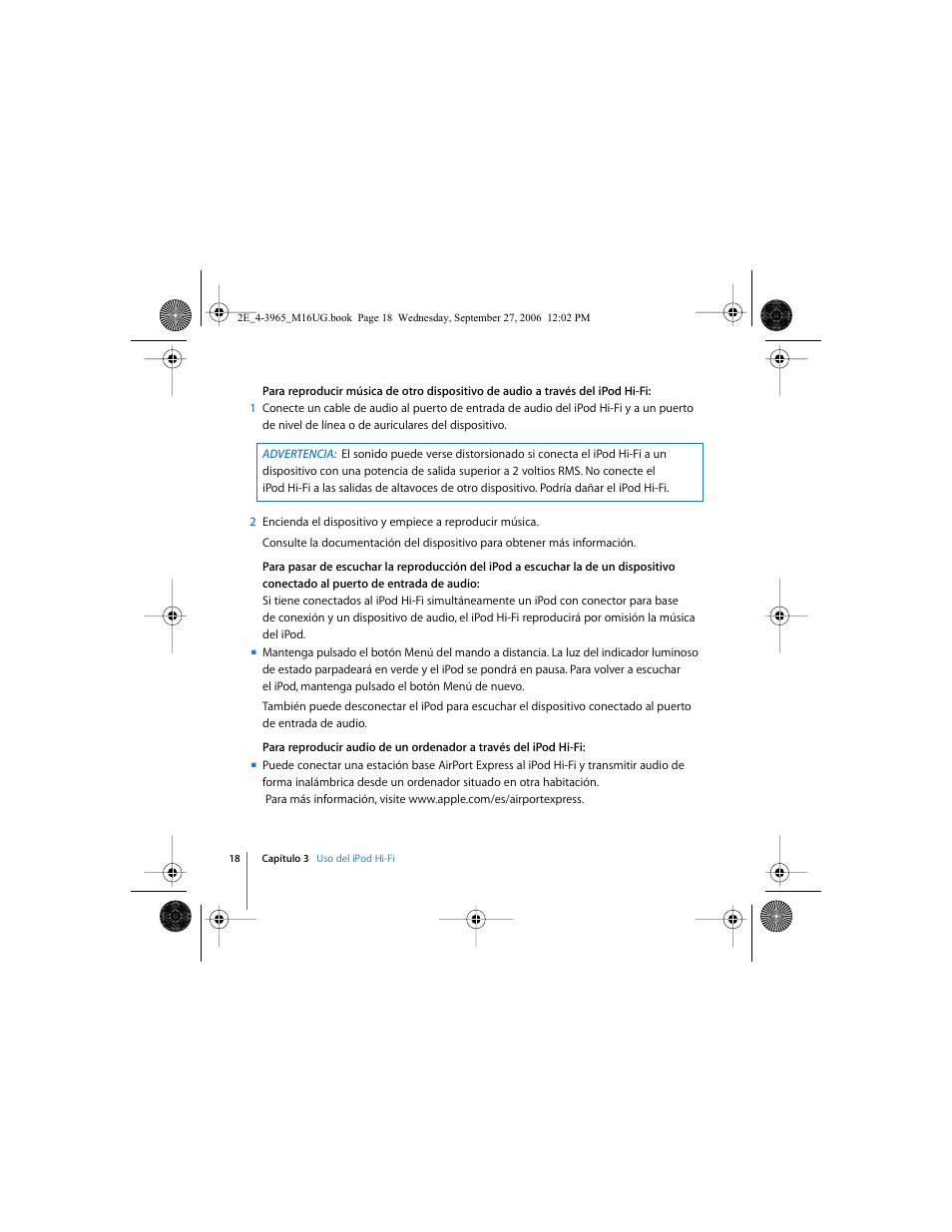 Apple iPod Hi-Fi User Manual | Page 18 / 102