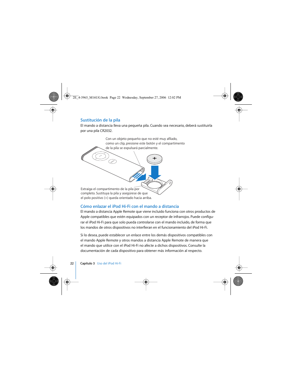 Apple iPod Hi-Fi User Manual | Page 22 / 102