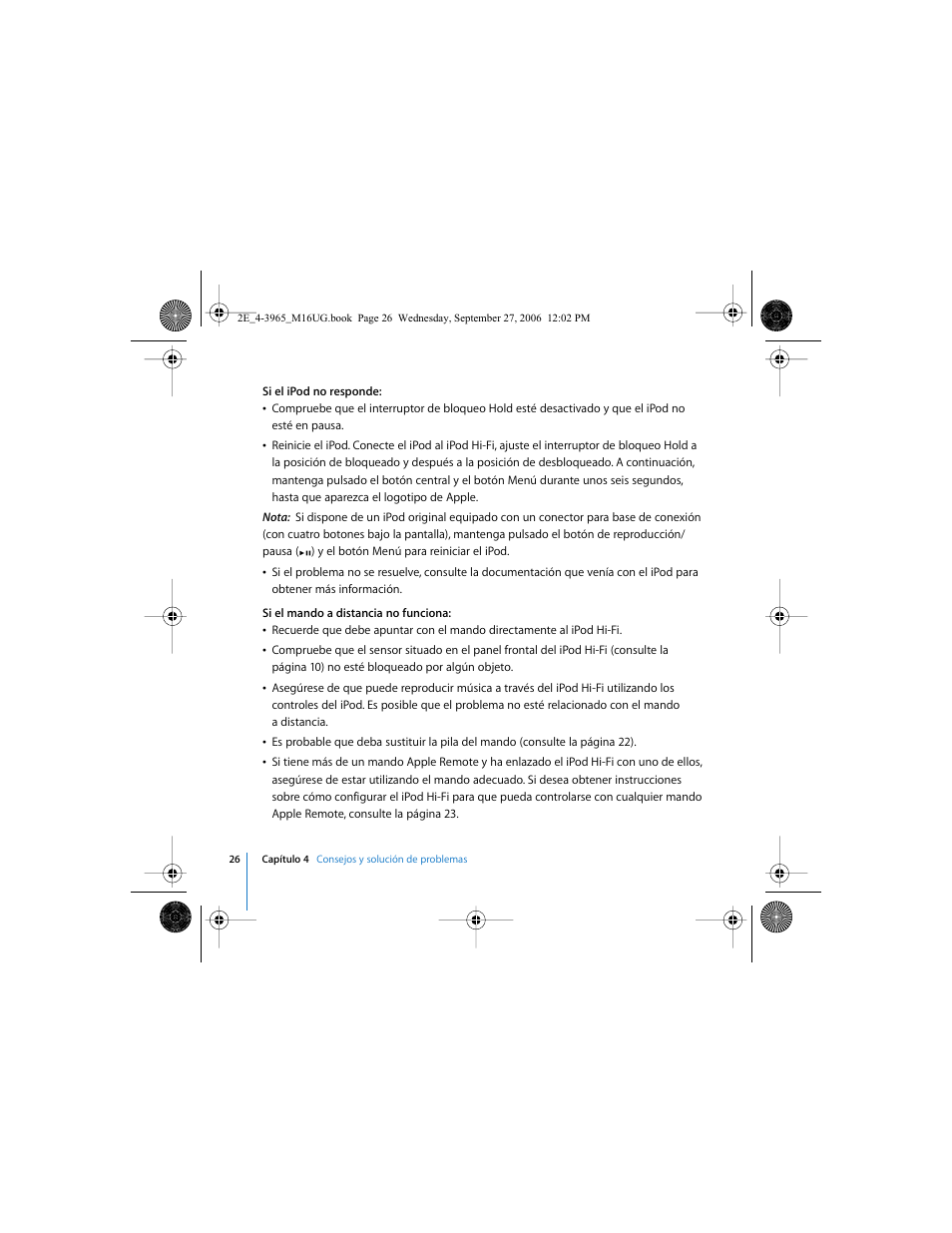 Apple iPod Hi-Fi User Manual | Page 26 / 102