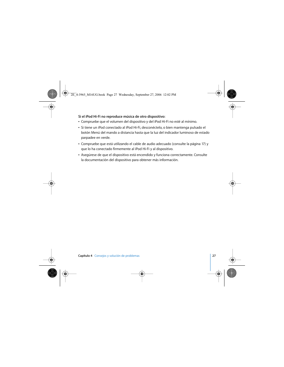 Apple iPod Hi-Fi User Manual | Page 27 / 102
