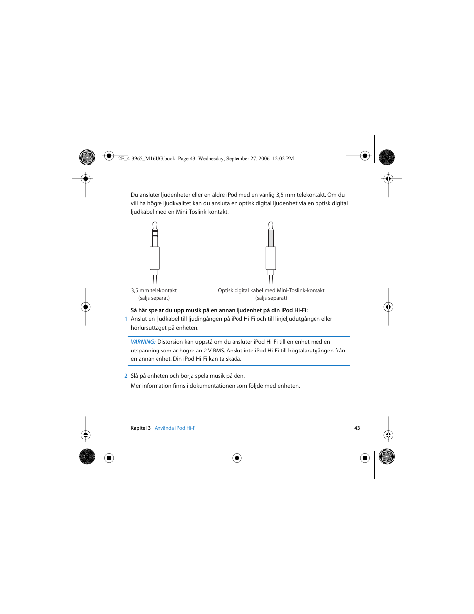 Apple iPod Hi-Fi User Manual | Page 43 / 102