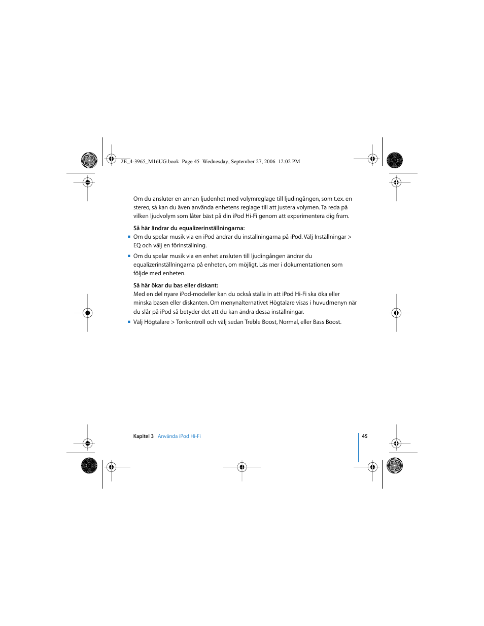 Apple iPod Hi-Fi User Manual | Page 45 / 102