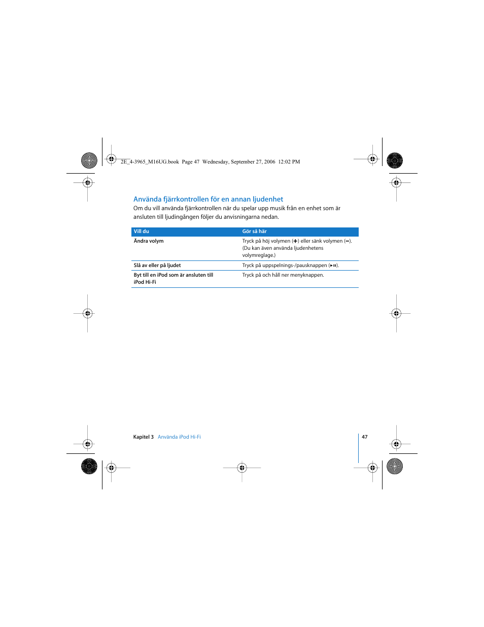 Apple iPod Hi-Fi User Manual | Page 47 / 102
