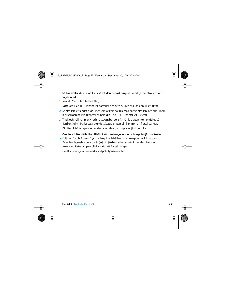 Apple iPod Hi-Fi User Manual | Page 49 / 102