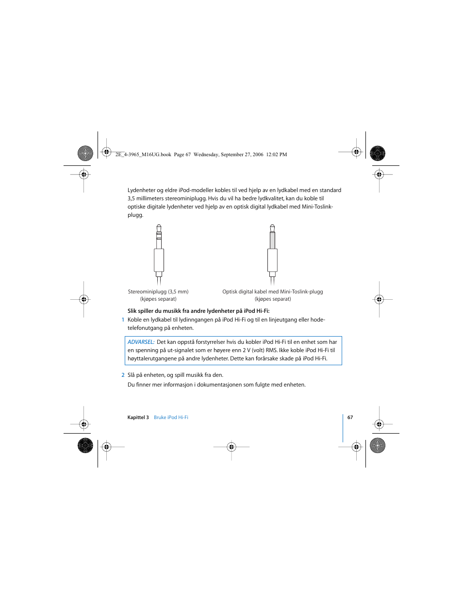 Apple iPod Hi-Fi User Manual | Page 67 / 102