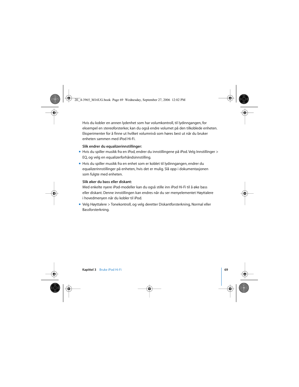 Apple iPod Hi-Fi User Manual | Page 69 / 102