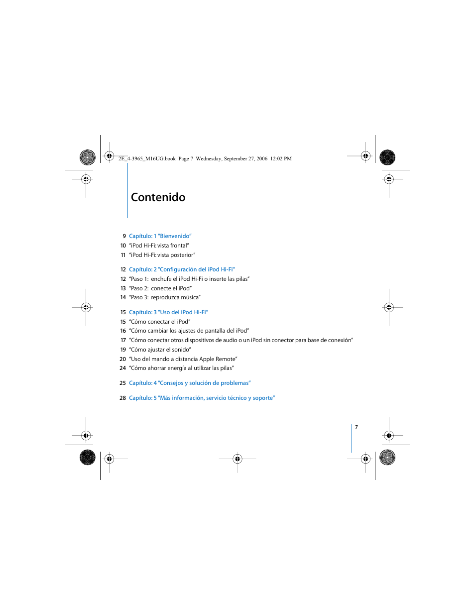 Apple iPod Hi-Fi User Manual | Page 7 / 102