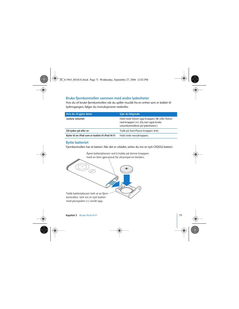 Apple iPod Hi-Fi User Manual | Page 71 / 102